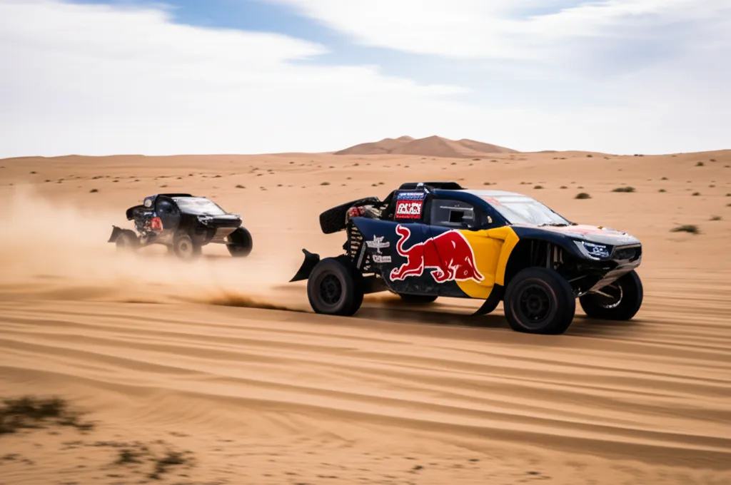 Équipe de l'ASA Jura lors d'un rallye dans le désert jurassien